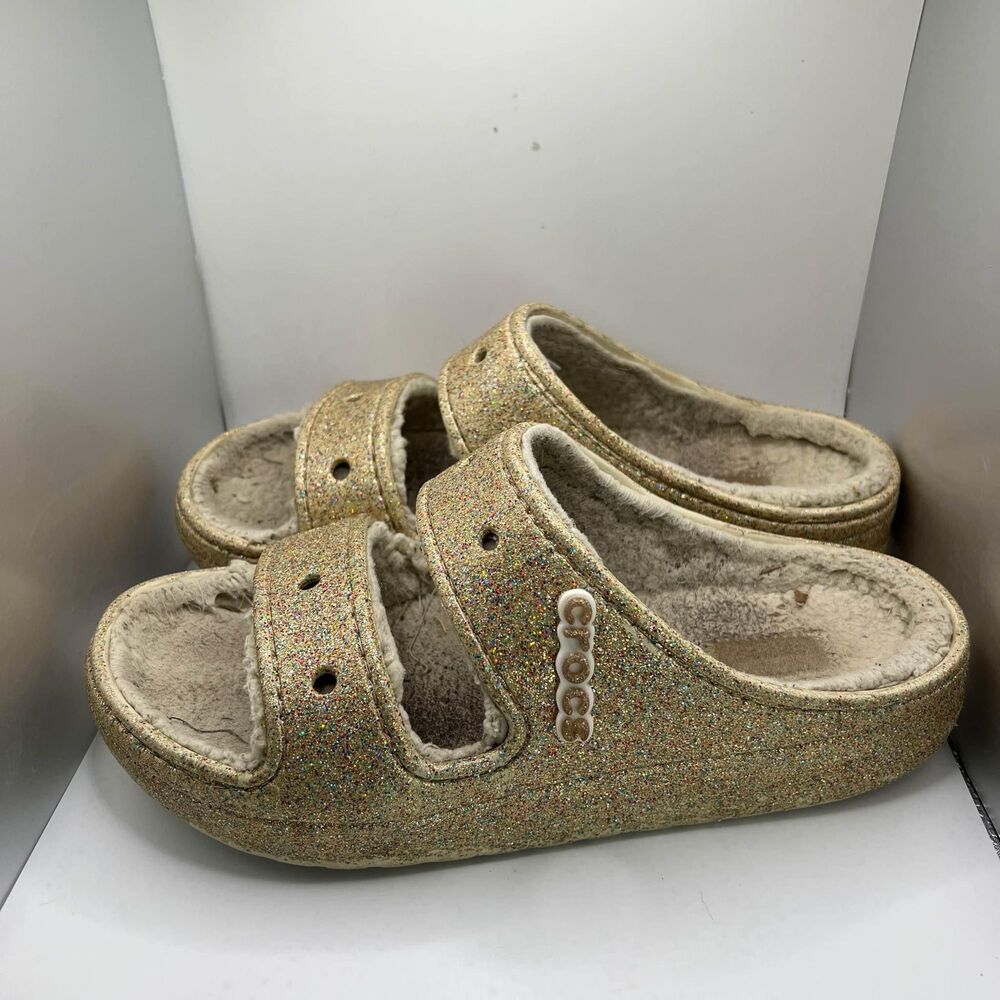 Unisex Crocs Classic Cozzzy Sandals Size W-10 M-8